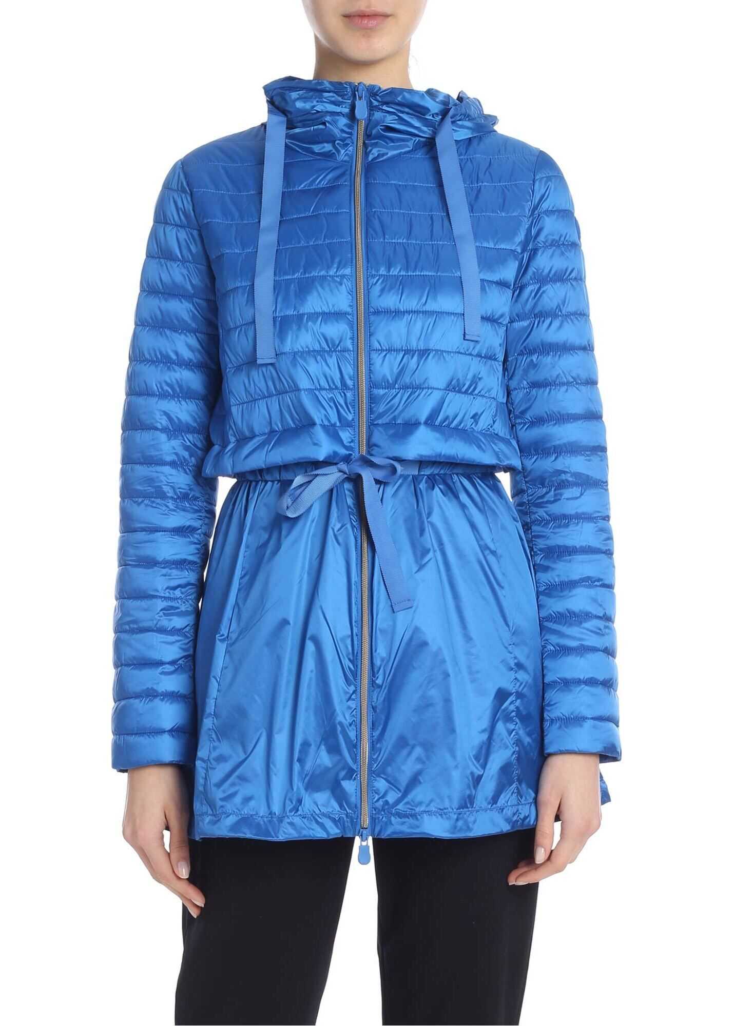 Hooded Jacket In Blue