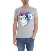 Tricouri Gray T-Shirt With Paul Smith Logo Print Barbati