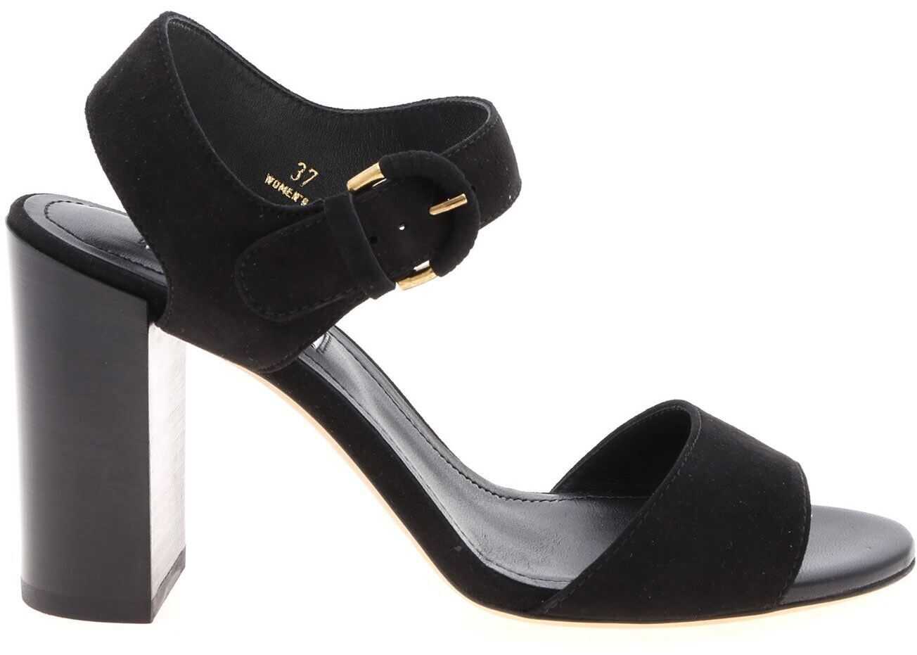TOD'S Sandals In Black Suede Black