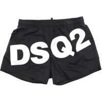 Bermude Dsq2 Boxer Swimsuit In Black Baieti