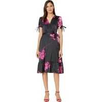 Rochii Betsey Johnson Floral Faux Wrap Dress