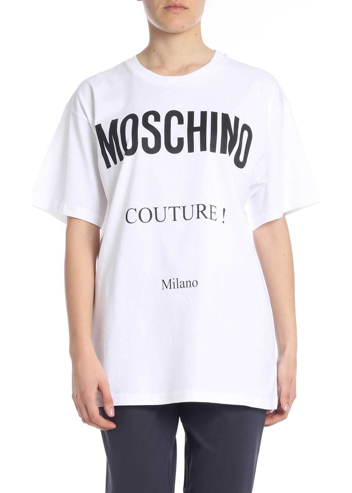 Moschino Moschino Couture Oversized T-Shirt In White White