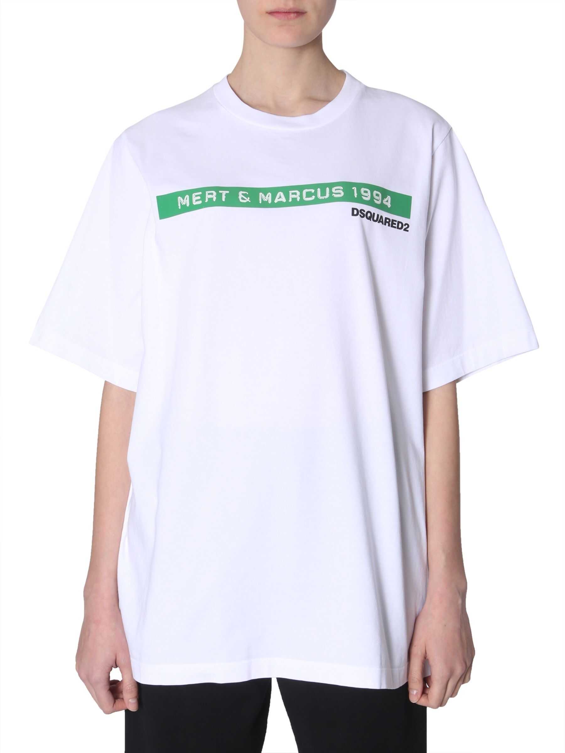 DSQUARED2 Oversized T-Shirt WHITE