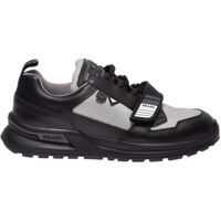 Sneakers Mechano Sneakers In Black And Silver Barbati
