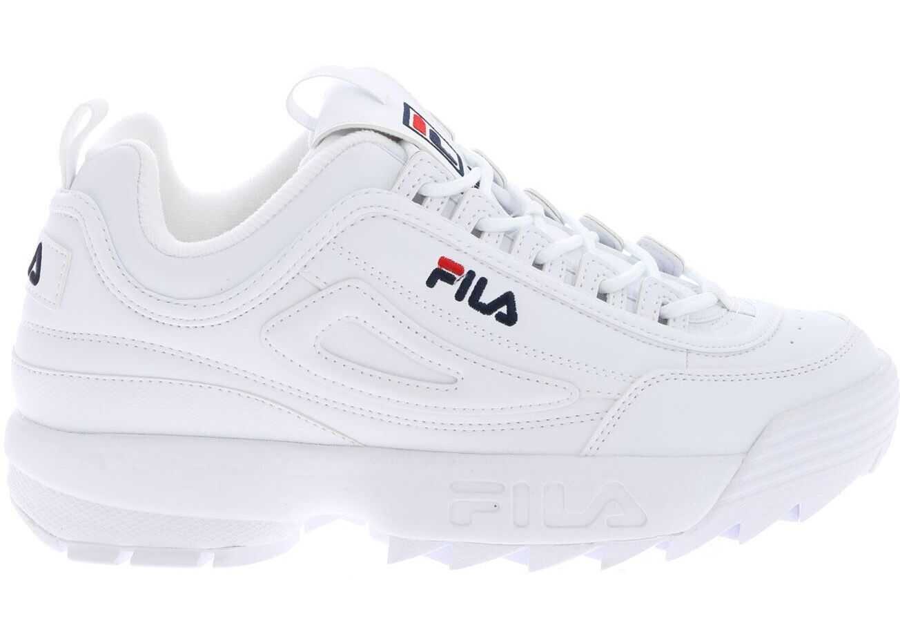 Fila White Disruptor Low Sneakers White