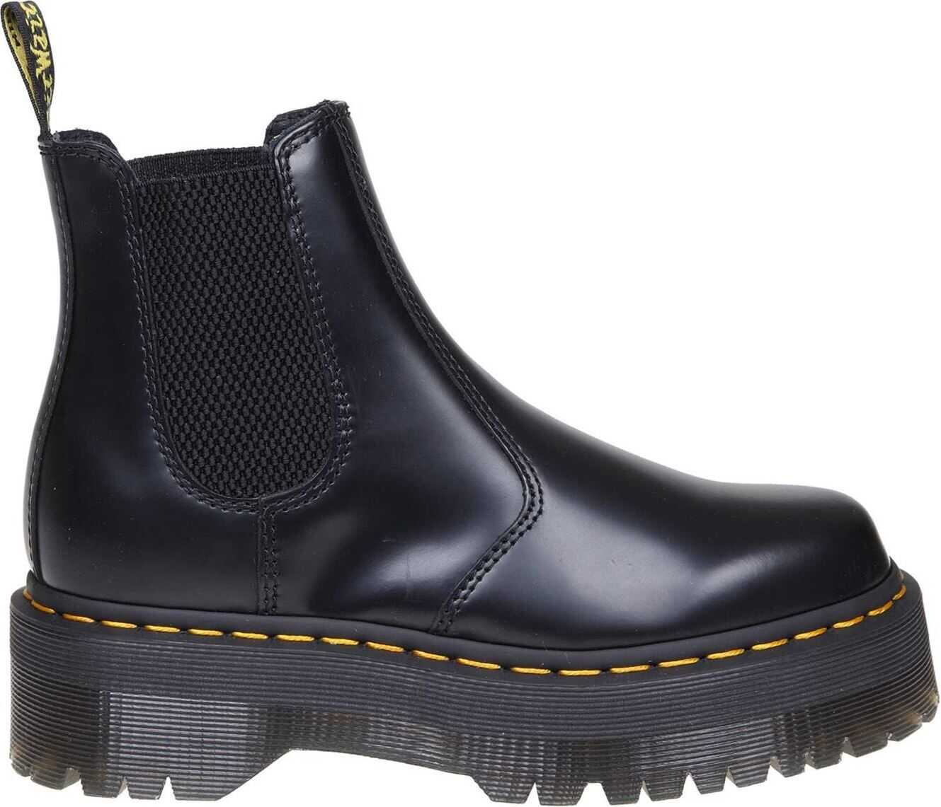 Dr. Martens Black 2976 Quad Ankle Boots Black