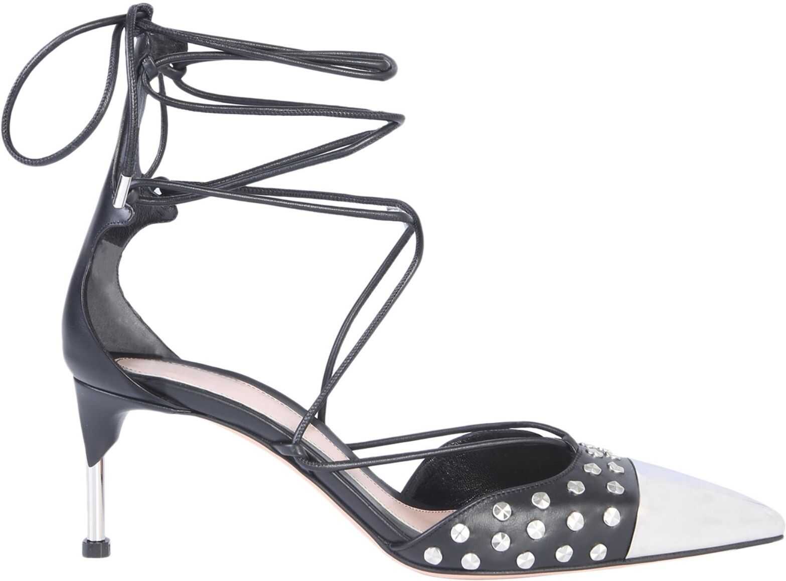 Alexander McQueen Décolleté With Studs BLACK