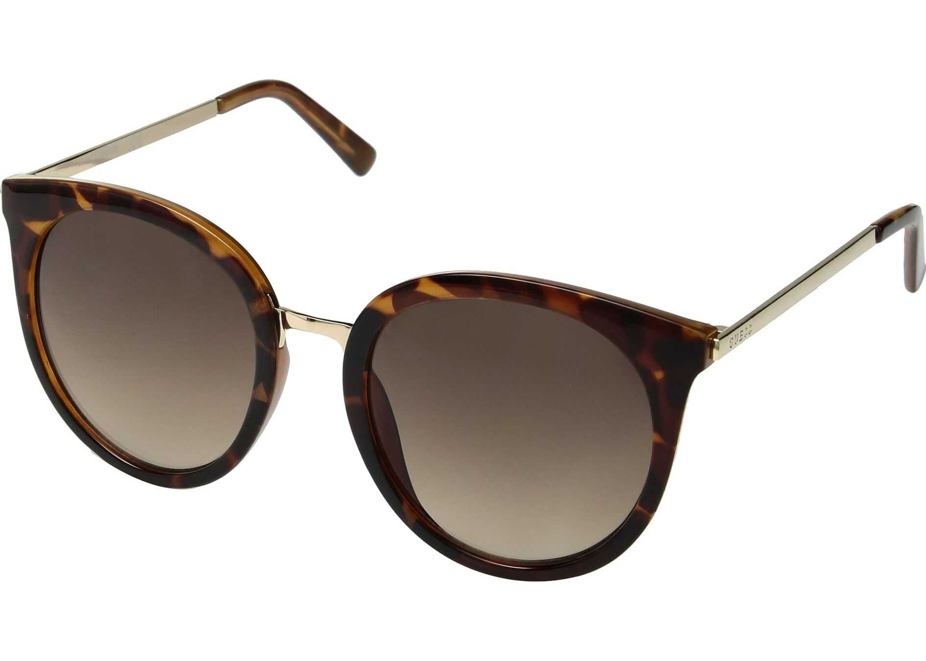 GUESS GF0324 Shiny Tortoise with Gold/Brown Gradient Lens