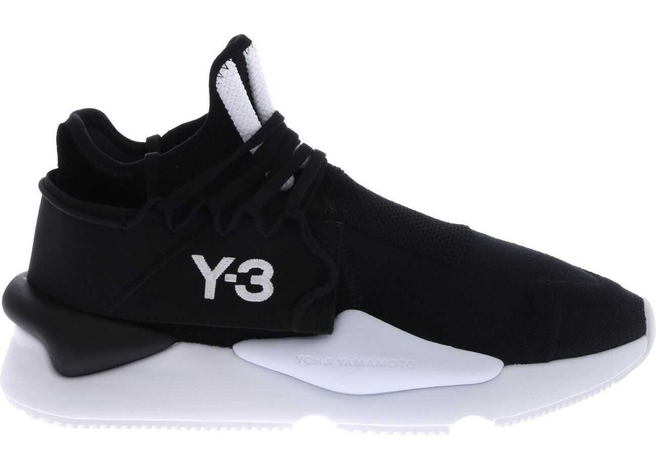 Y-3 Y-3 Kaiwa Knit Sneakers In Black Black