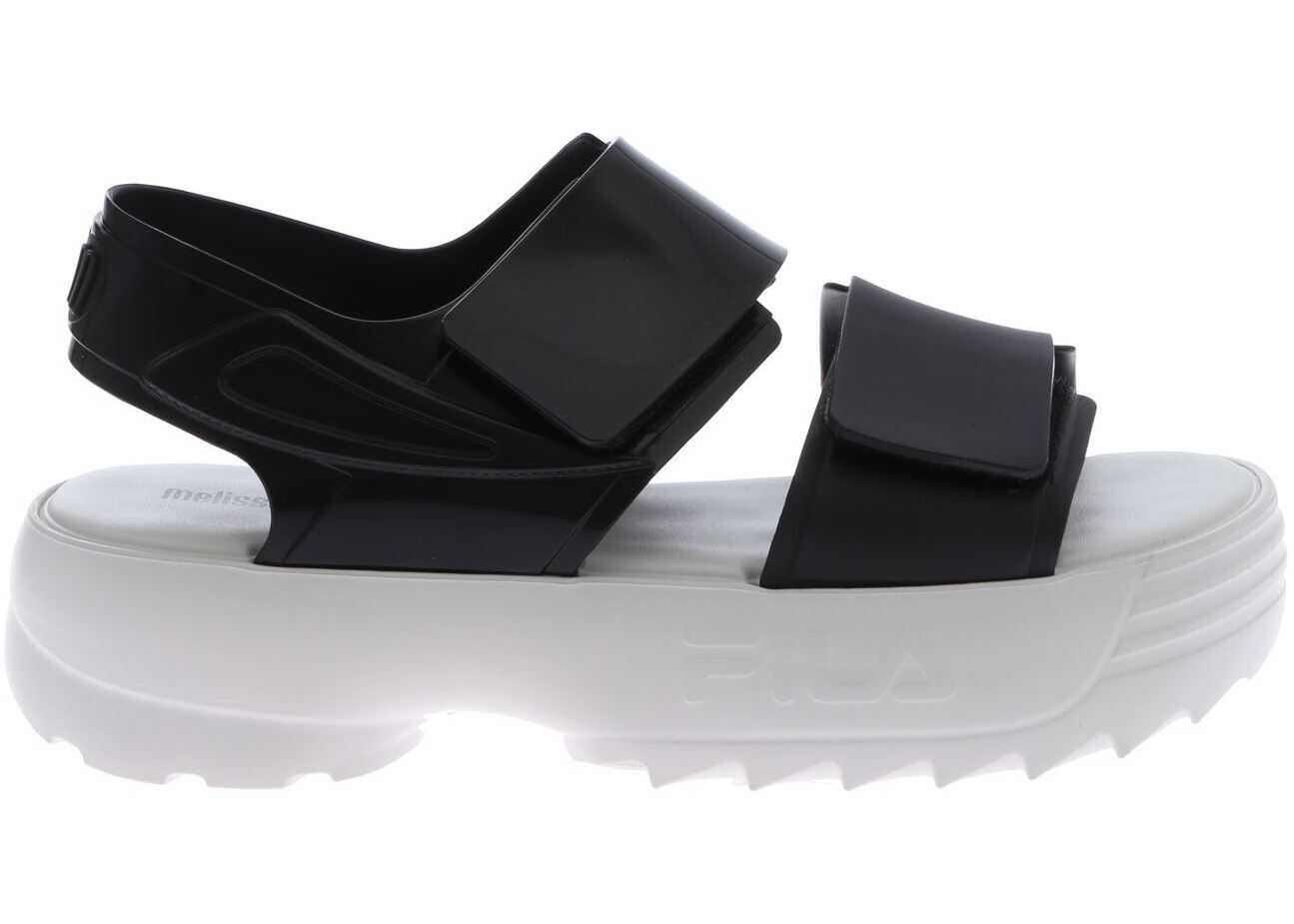 MELISSA Sandals In Scented Rubber In Black Black