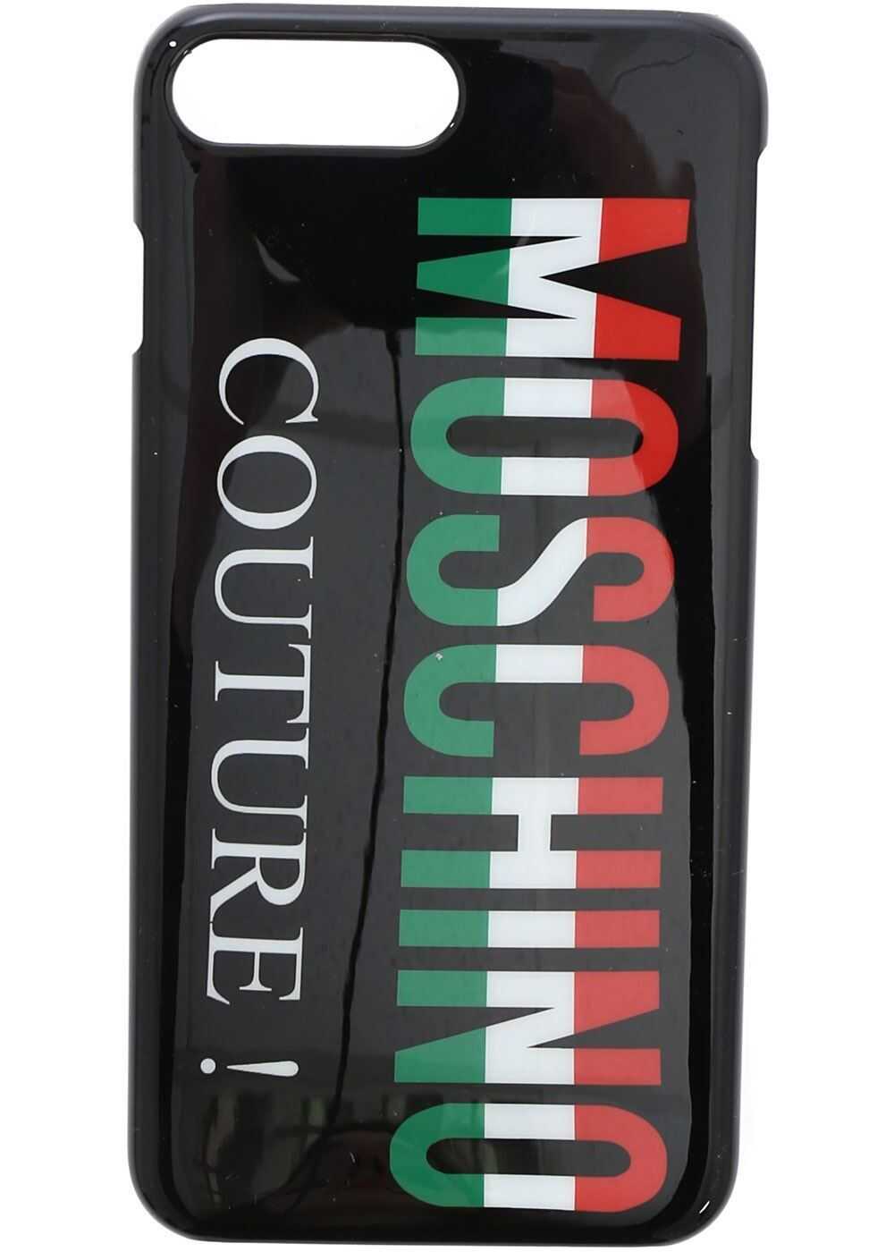 Moschino Iphone 7/8 Plus Black Cover Moschino Couture Black