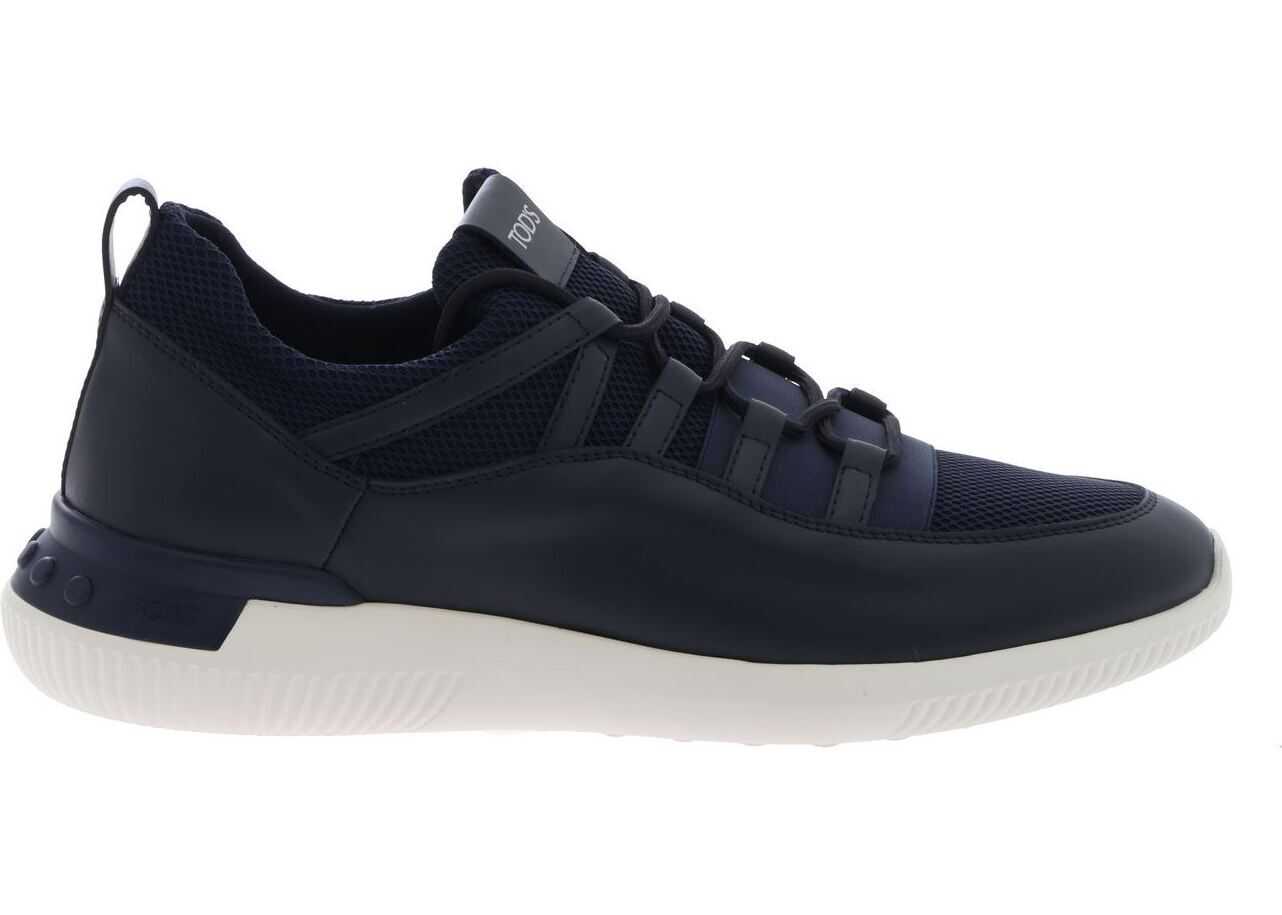 TOD'S Sneakers With Blue Mesh Details Blue