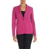 Sacouri office Pure Cotton Jacket In Cyclamen Color Femei