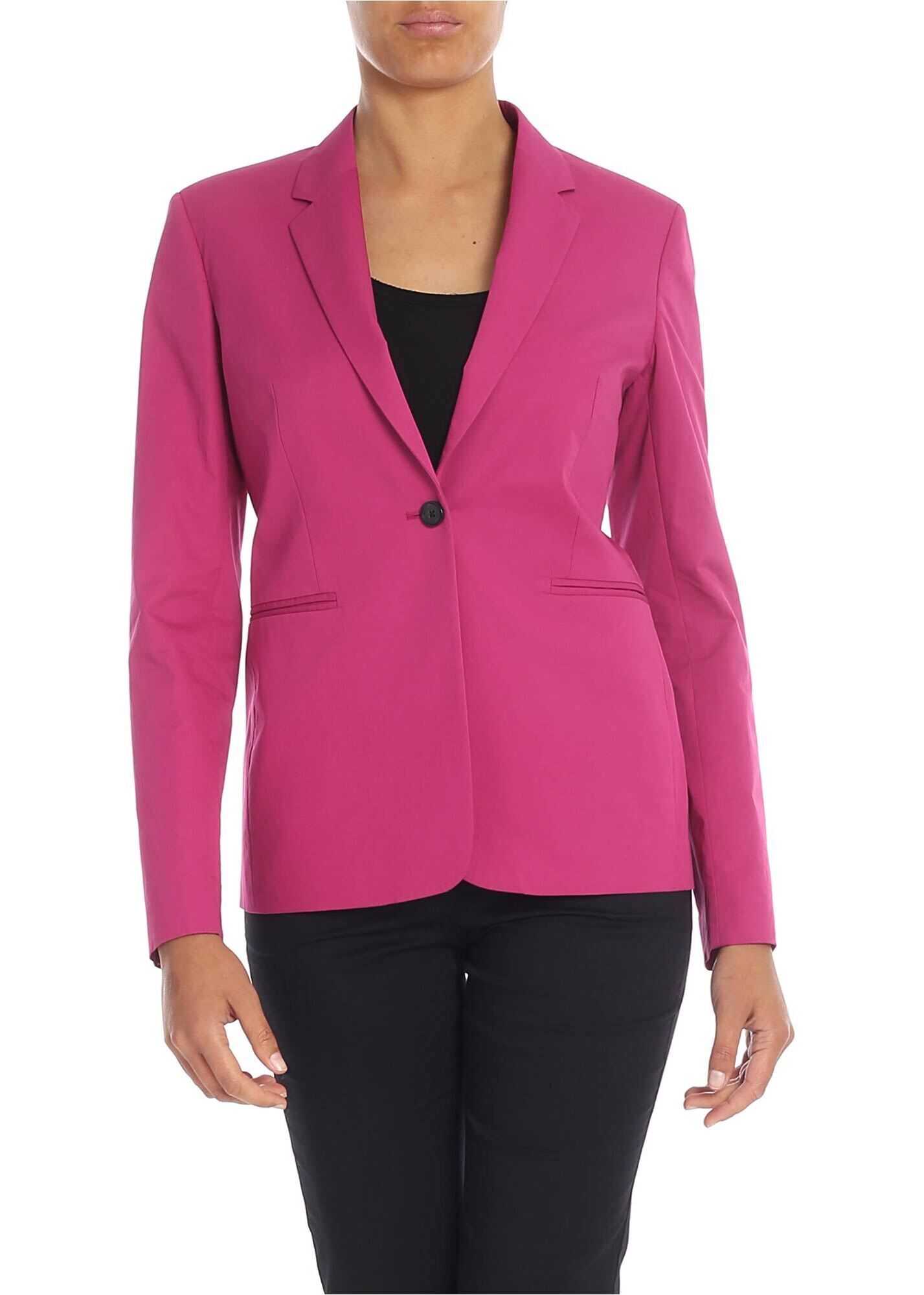 Paul Smith Pure Cotton Jacket In Cyclamen Color Fuchsia