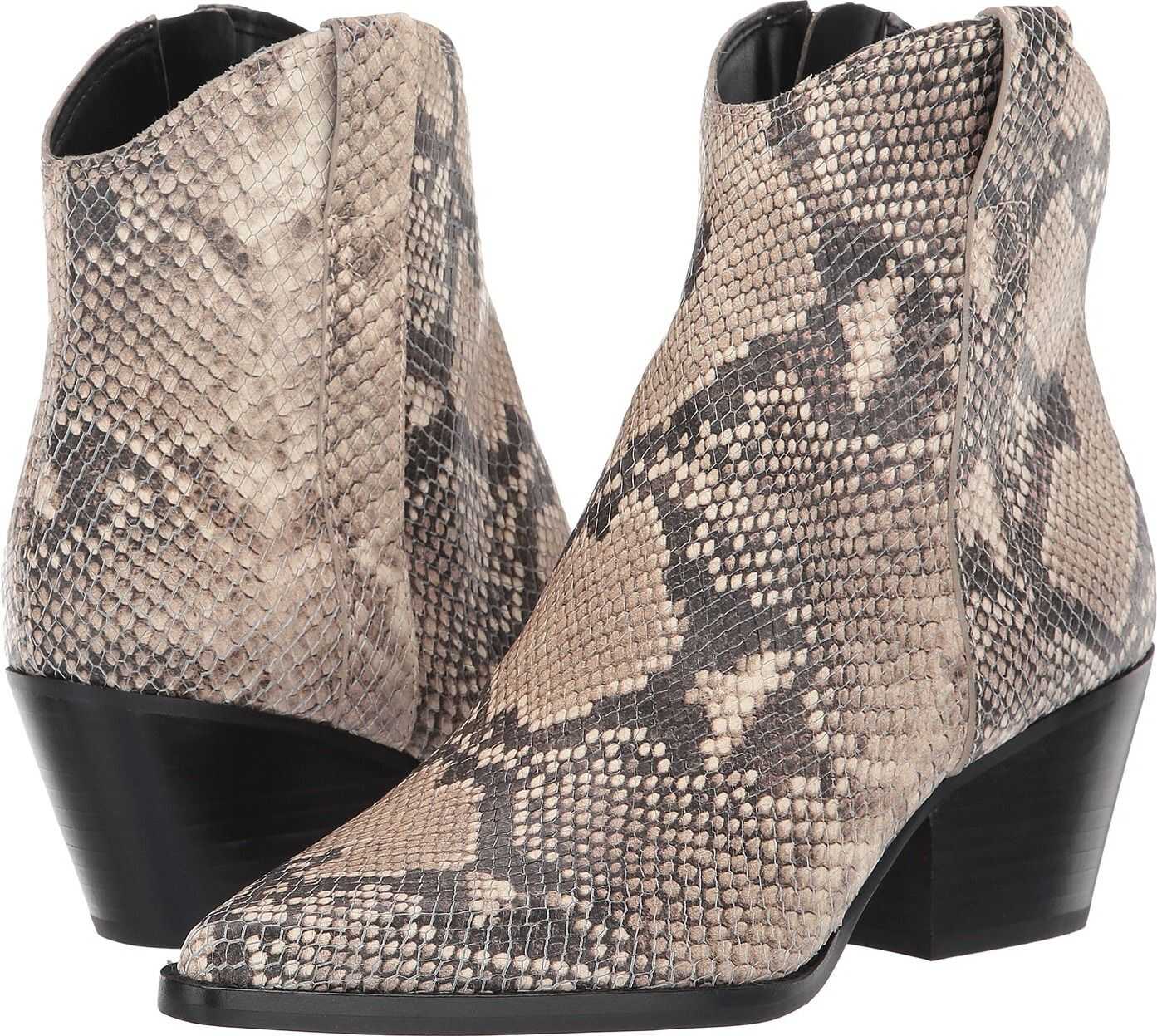 Dolce Vita Serra Black/White Snake Print Leather