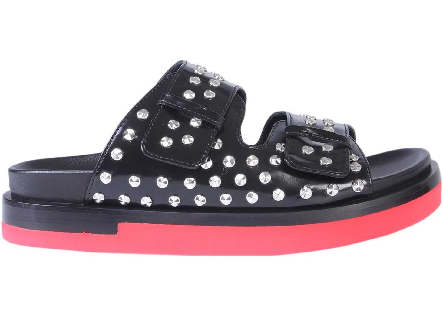 Alexander McQueen Sandal With Studs BLACK