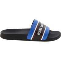 Slapi Kondo Slides In Blue And Black Barbati