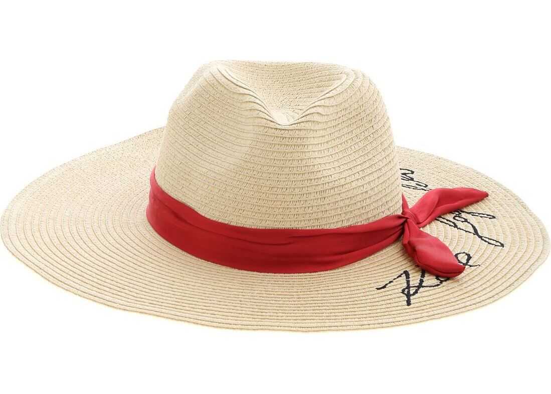 Karl Lagerfeld Feodora K/Signature Hat Beige