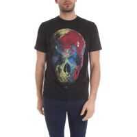 Tricouri Skull Mosaic T-Shirt In Black Barbati