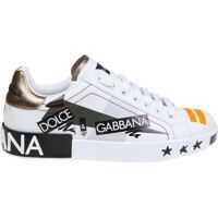 Tenisi & Adidasi Dolce & Gabbana King Printed Sneakers In White