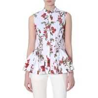 Bluze Alexander McQueen Poppy Field Print Shirt