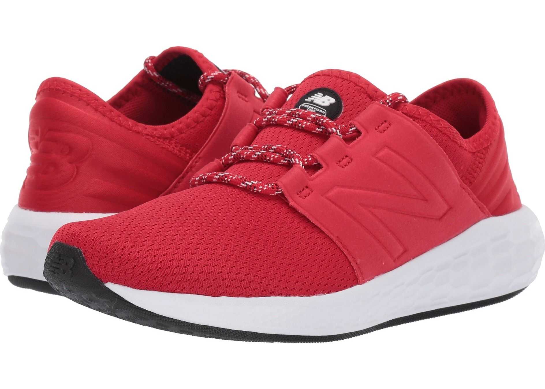 New Balance Kids GECRZv2 (Big Kid) Team Red/Black