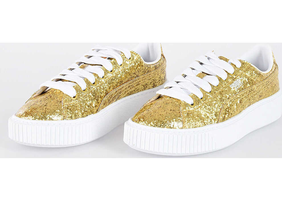 PUMA Sneakers PLATFORM Glitter GOLD