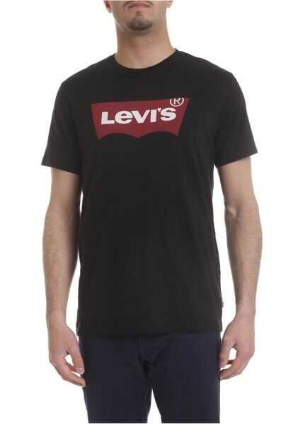 Tricouri Levis Black T Shirt With Levis Contrasting Print Black Barbati Boutique Mall Romania