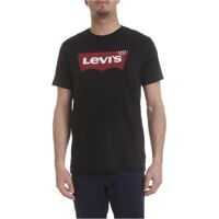 Tricouri Black T-Shirt With Levi's Contrasting Print Barbati