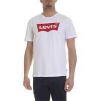 Tricouri Levi's® White T-Shirt With Red White