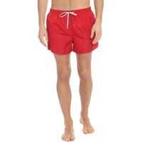 Bermude Red Swimsuit With Logo Motif Barbati
