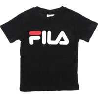 Tricouri Fila Black T-Shirt With Front Logo Print