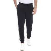 Pantaloni de trening Essentials 3-Stripes Trousers In Black Barbati