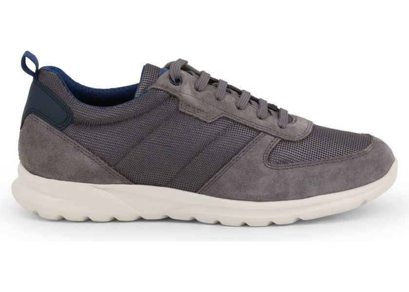 Sneakers Geox Damian Grey Barbati Boutique Mall Romania