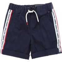 Pantaloni scurti Bermuda In Blue With White Bands Baieti