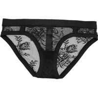 Chiloti Slip In Black Lace Femei