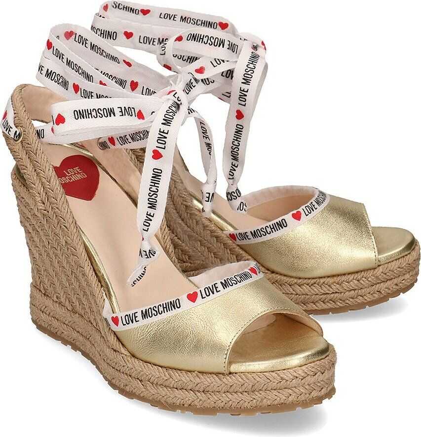 LOVE Moschino Rope Logo Złoty
