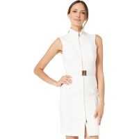 Rochii de zi Scuba Front Zip Sheath Dress Femei