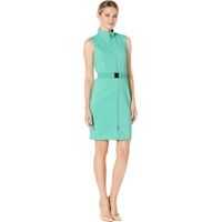 Rochii de zi Scuba Front Zip Sheath Dress Femei
