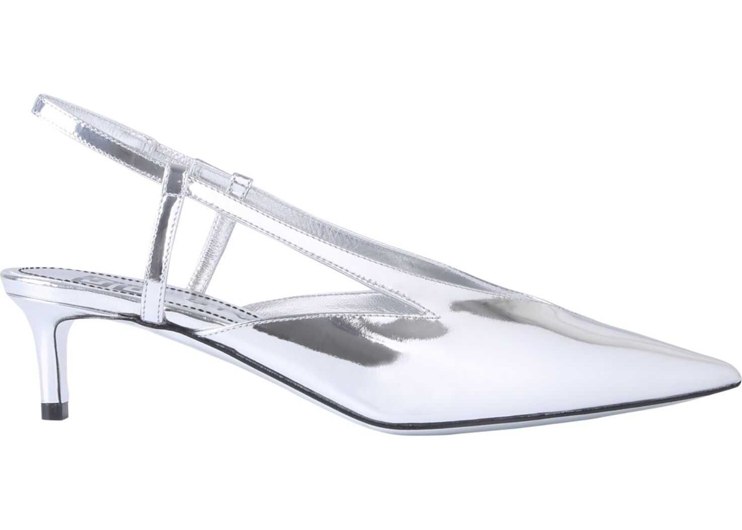 Givenchy Décolleté With Graphic Cut SILVER