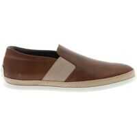 Sneakers Slip-On In Brown With Rope Effect Insert Barbati