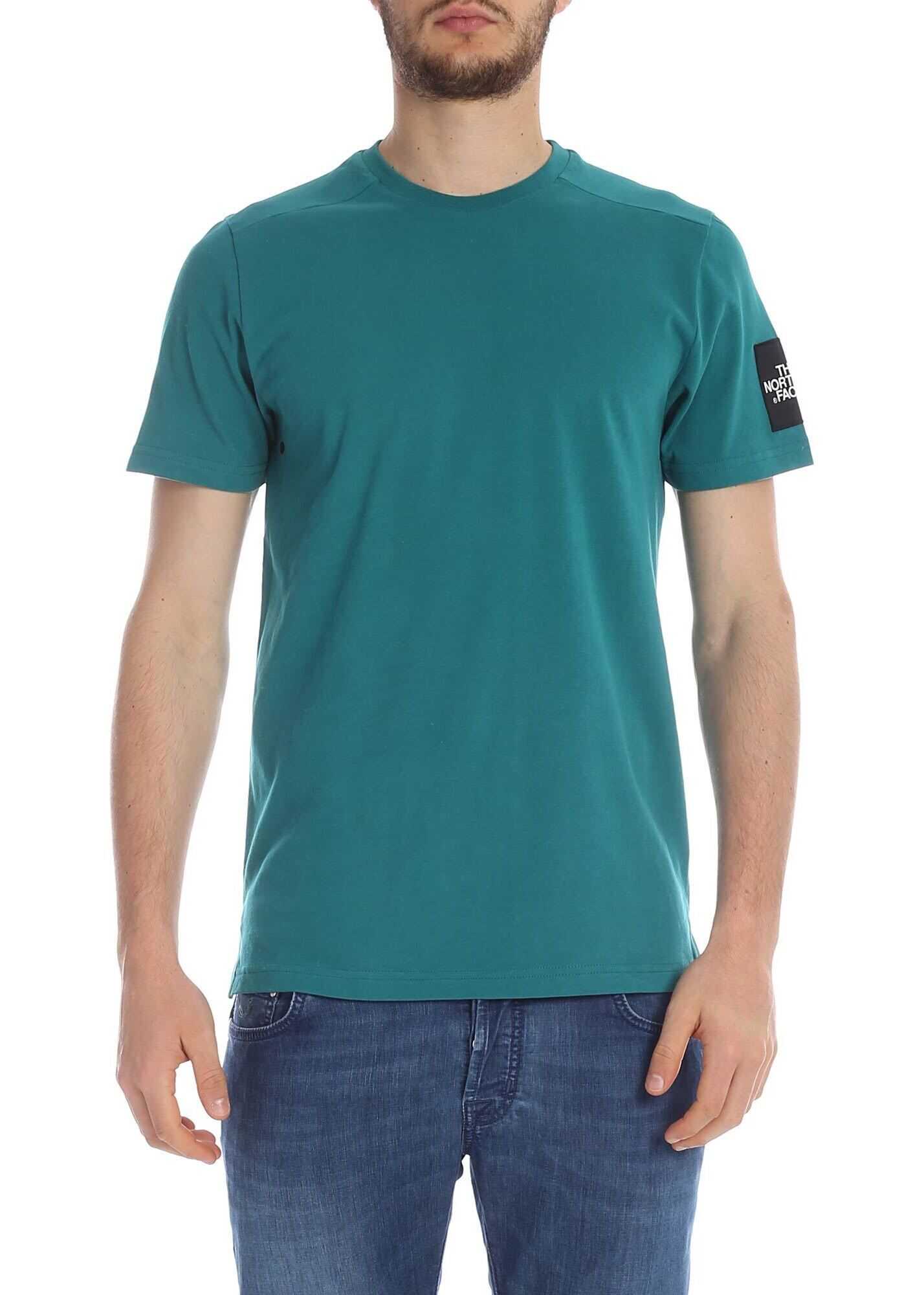 Teal Green T-Shirt With Logo