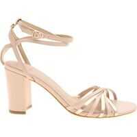 Sandale Sandals In Powder Pink Leather Femei