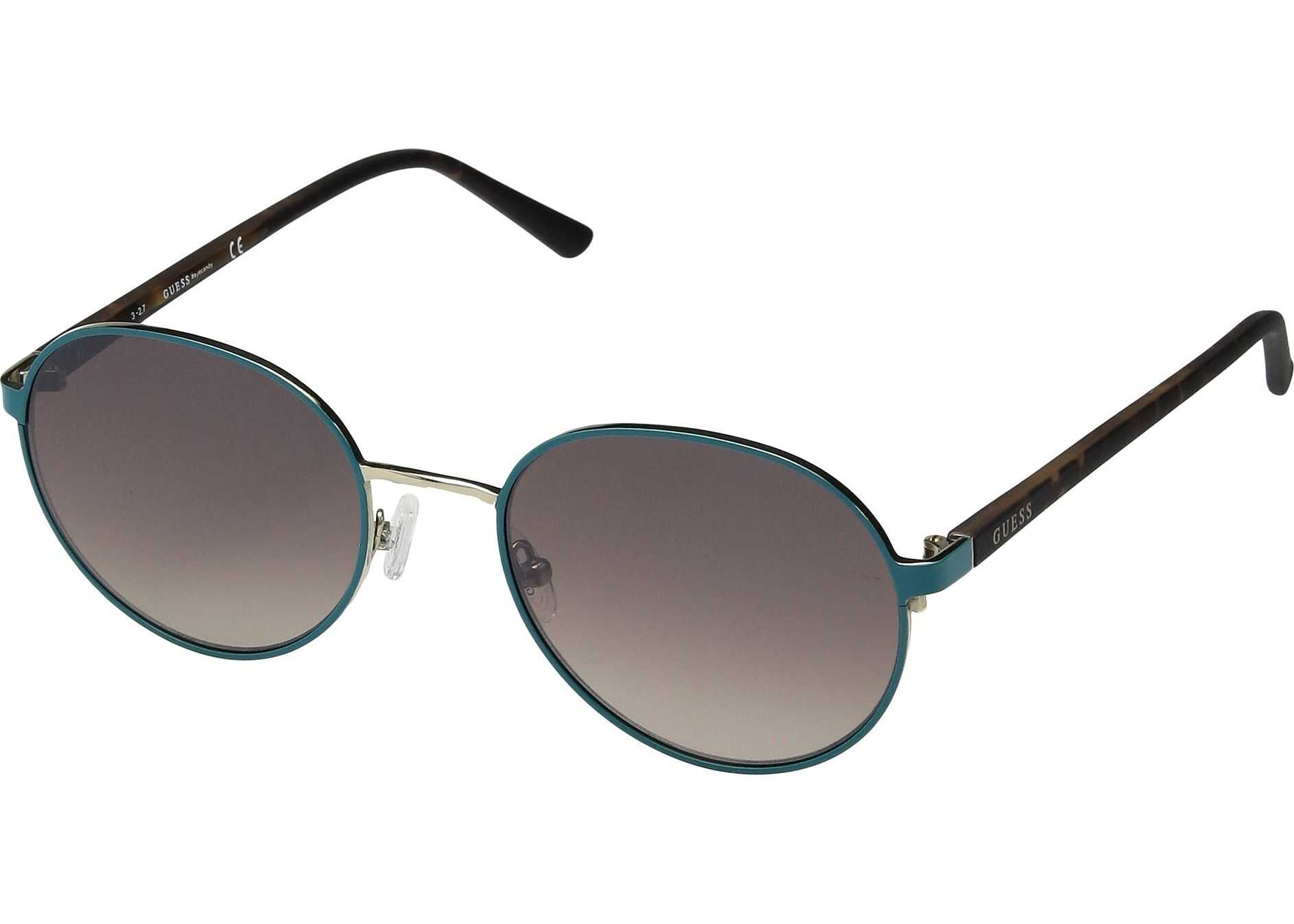 GUESS GU3027 Matte Turquoise/Gradient Brown