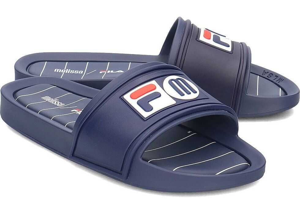 MELISSA Slide + Fila Granatowy