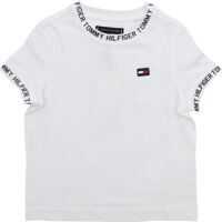 Tricouri T-Shirt In White With Logo Print Baieti