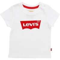 Tricouri T-Shirt In White With Red Levi's Print Baieti