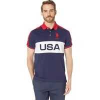 Tricouri Polo Color Block USA Pique Polo Barbati