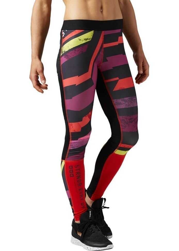 Colant Reebok One Series Tight AX8683 NEGRE/ROȘII/VIOLETE