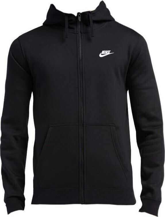 Hanorace Nike M Nsw Hoodie Fz Flc Club 804389 Negre Barbati